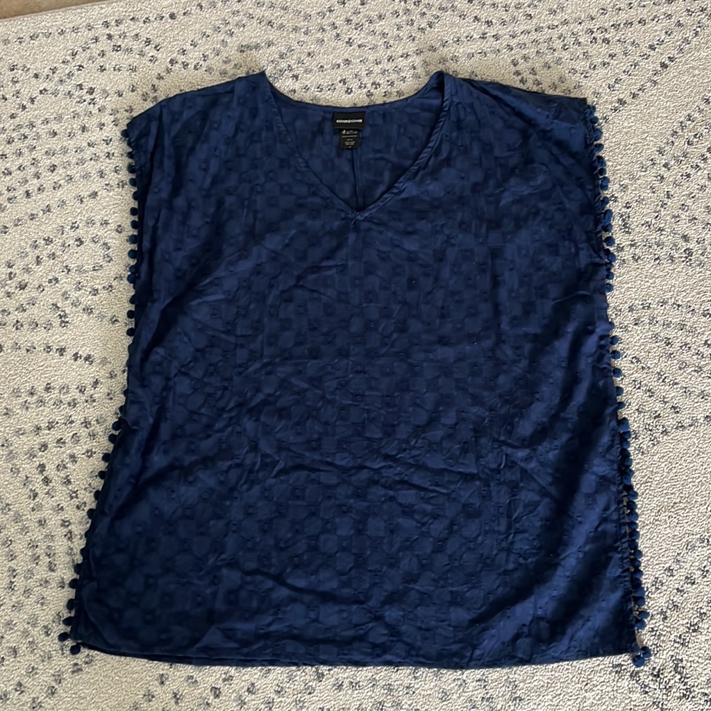 Cover2cover Navy Beach Coverup